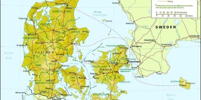 Harta e danimarkë gjeografi 