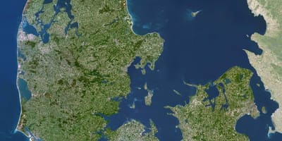 Harta e danimarkë satelitore 