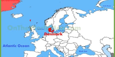 Të kopenhagës në danimarkë hartën e evropës